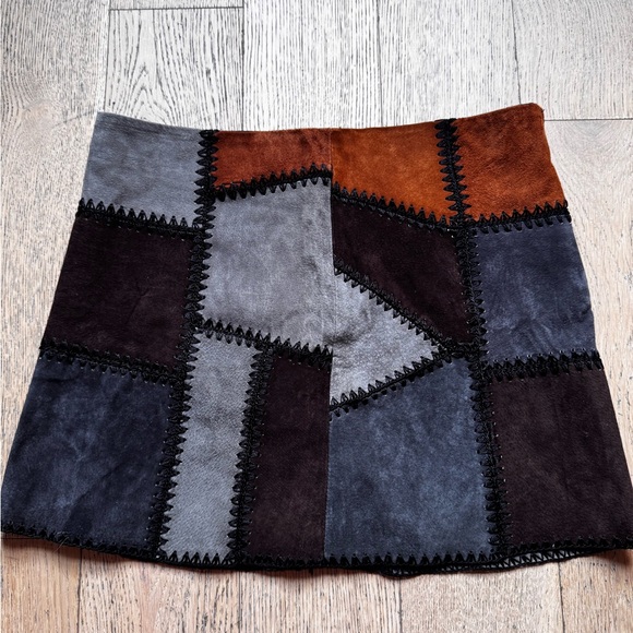 Zara Patchwork Mini Skirt - Multicolor - Picture 5 of 7
